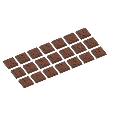 POL.MLD ALFABET CARAQUE 1 27.5X13.5X2.4CM