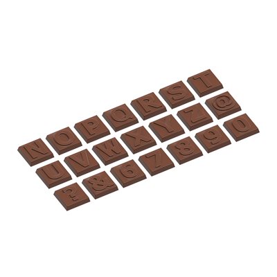 POL.MLD ALFABET CARAQUE 2 27.5X13.5X2.4CM