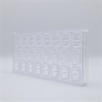POLYCARBONATE MOLD LOVE PRALINE 27.5X13.5X2.4CM