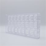 POLYCARBONATE MOLD LOVE PRALINE 27.5X13.5X2.4CM
