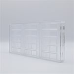 POLYCARBONATE MOLD THANKS SIDE 27.5X13.5X2.4CM