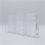 POLYCARBONATE MOLD THANKS SIDE 27.5X13.5X2.4CM