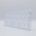 POLYCARBONATE MOLD NORMAN LOVE 27.5X13.5X2.4CM