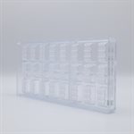 POLYCARBONATE MOLD LEI FU VENG 27.5X13.5X2.4CM