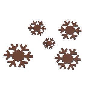 POL.MLD STAR AST. CW 5 FIG 27.5X13.5X2.4CM