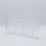 POLYCARBONATE MOLD XICO 55MM 27.5X13.5X2.4CM