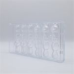 POLYCARBONATE MOLD XICO 55MM 27.5X13.5X2.4CM