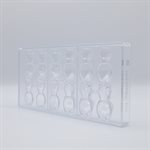 POLYCARBONATE MOLD XICO 55MM 27.5X13.5X2.4CM