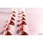 POLYCARBONATE MOLD SPHERE RIBBED 27.5X13.5X2.4CM