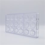 POLYCARBONATE MOLD CUPCAKE 27.5X13.5X2.4CM