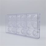 POLYCARBONATE MOLD CUPCAKE 27.5X13.5X2.4CM