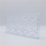 POLYCARBONATE MOLD DROP SHERAZADE 27.5X13.5X2.4CM