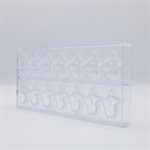 POLYCARBONATE MOLD TEAPOT 27.5X13.5X2.4CM