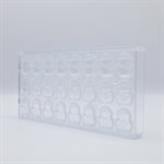 POLYCARBONATE MOLD CHICK FROM EGG 27.5X13.5X2.4CM