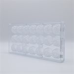 POLYCARBONATE MOLD ORNAMENT ROUND 27.5X13.5X2.4CM