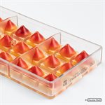 POLYCARBONATE MOLD CUBE WITH DOME 27.5X13.5X2.8CM