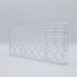 POLYCARBONATE MOLD DRUG PIL 27.5X13.5X2.4CM