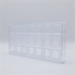 POLYCARBONATE MOLD DIAGONAAL 27.5X13.5X2.4CM