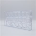POLYCARBONATE MOLD DIAGONAAL 27.5X13.5X2.4CM