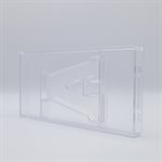 POLYCARBONATE MOLD LETTER A 135 GR 27.5X13.5X2.4CM