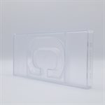 POLYCARBONATE MOLD LETTER C 135 GR 27.5X13.5X2.4CM