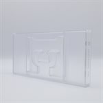 POLYCARBONATE MOLD LETTER E 135 GR 27.5X13.5X2.4CM
