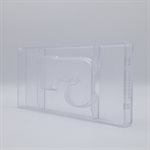 POLYCARBONATE MOLD LETTER J 135 GR 27.5X13.5X2.4CM