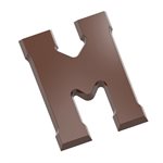 POLYCARBONATE MOLD LETTER M 135 GR 27.5X13.5X2.4CM