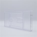 POLYCARBONATE MOLD LETTER M 135 GR 27.5X13.5X2.4CM
