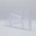 POLYCARBONATE MOLD LETTER V 135 GR 27.5X13.5X2.4CM