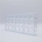 POLYCARBONATE MOLD LENS 27.5X13.5X2.4CM
