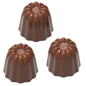 POLYCARBONATE MOLD CANNELÉ 27.5X13.5X2.6CM