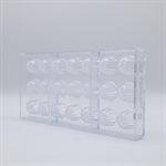 POLYCARBONATE MOLD CANNELÉ 27.5X13.5X2.6CM