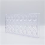 POLYCARBONATE MOLD DIWALI-FLAME 27.5X13.5X2.4CM
