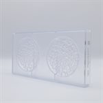 POLYCARBONATE MOLD RICE CRACKER 27.5X13.5X2.4CM