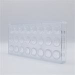 POLYCARBONATE MOLD AMERICAN TRUFFLE 27.5X13.5X3CM