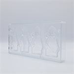 POLYCARBONATE MOLD SAINT NICK 27.5X13.5X3CM