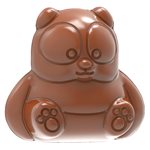 POLYCARBONATE MOLD PANDA 27.5X13.5X2.4CM