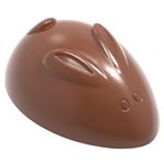 POLYCARBONATE MOLD RABBIT ABSTRACT 27.5X13.5X2.4CM