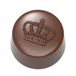 CHOC. MOULD PRALINE CROWN 27.5X13.5X2.4CM