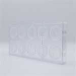 CHOC. MOULD CARAQUE VENUS & DIANA 27.5X13.5X2.4CM