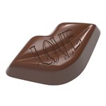 CHOC. MOULD LIPS LOVE 27.5X13.5X2.4CM