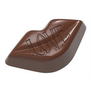 CHOC. MOULD LIPS LOVE 27.5X13.5X2.4CM