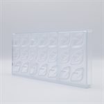 CHOC. MOULD LIPS LOVE 27.5X13.5X2.4CM