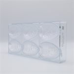 CHOC. MOULD EGG BELLE-?POQUE 27.5X13.5X4CM