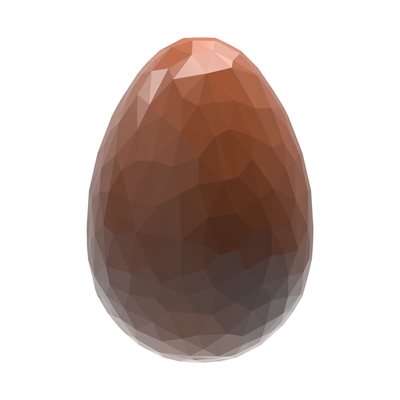 CHOC. MOULD EGG CRYSTAL 27.5X13.5X2.4CM