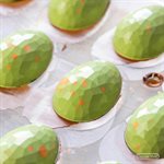 CHOC. MOULD EGG CRYSTAL 27.5X13.5X2.4CM