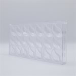 CHOC. MOULD PRALINE DEDY 27.5X13.5X2.6CM