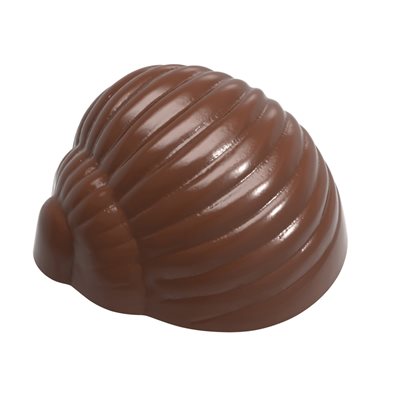 CHOC. MOULD SMALL SNAIL'S SHELL 27.5X13.5X2.4CM