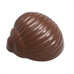 CHOC. MOULD SMALL SNAIL'S SHELL 27.5X13.5X2.4CM